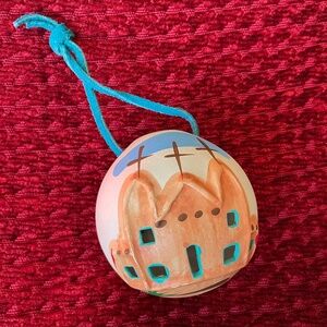 Hand Painted Ceramic Ornament Dessert Church